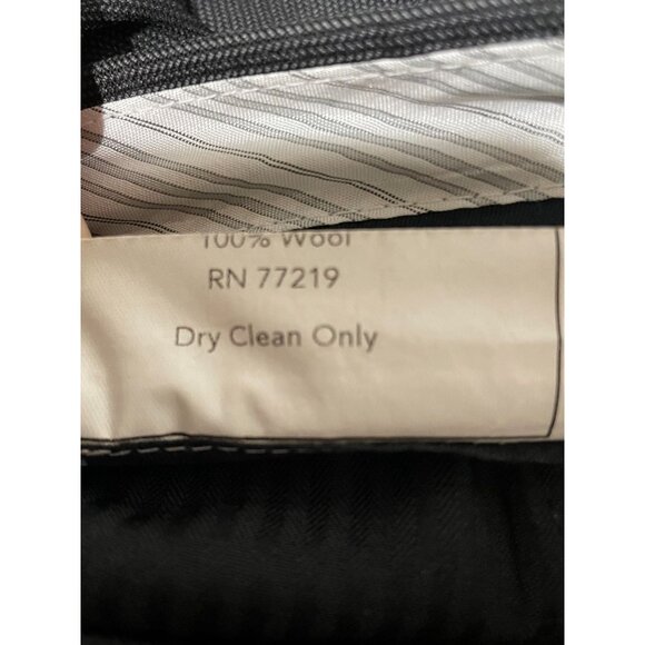 Pronto Uomo Couture Men's Wool Dress Pants Size 38 Waist Gray - Picture 6 of 9